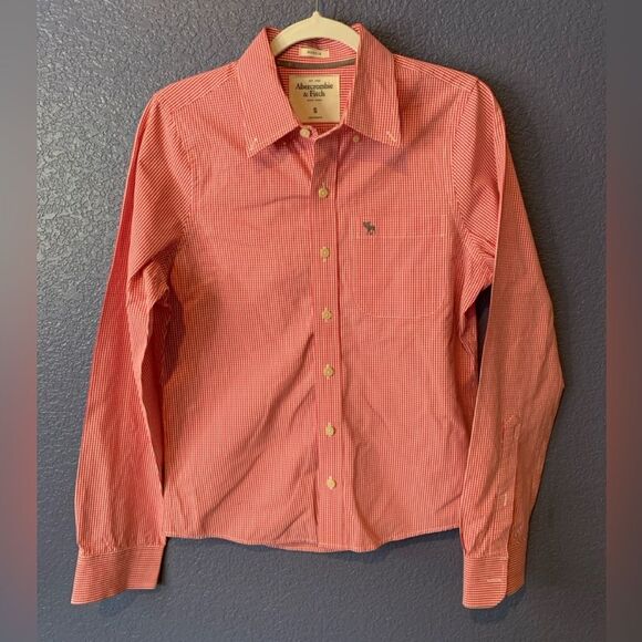 Abercrombie & Fitch Other - Abercrombie & Fitch Red and White Gingham Casual Button Down Shirt | Small